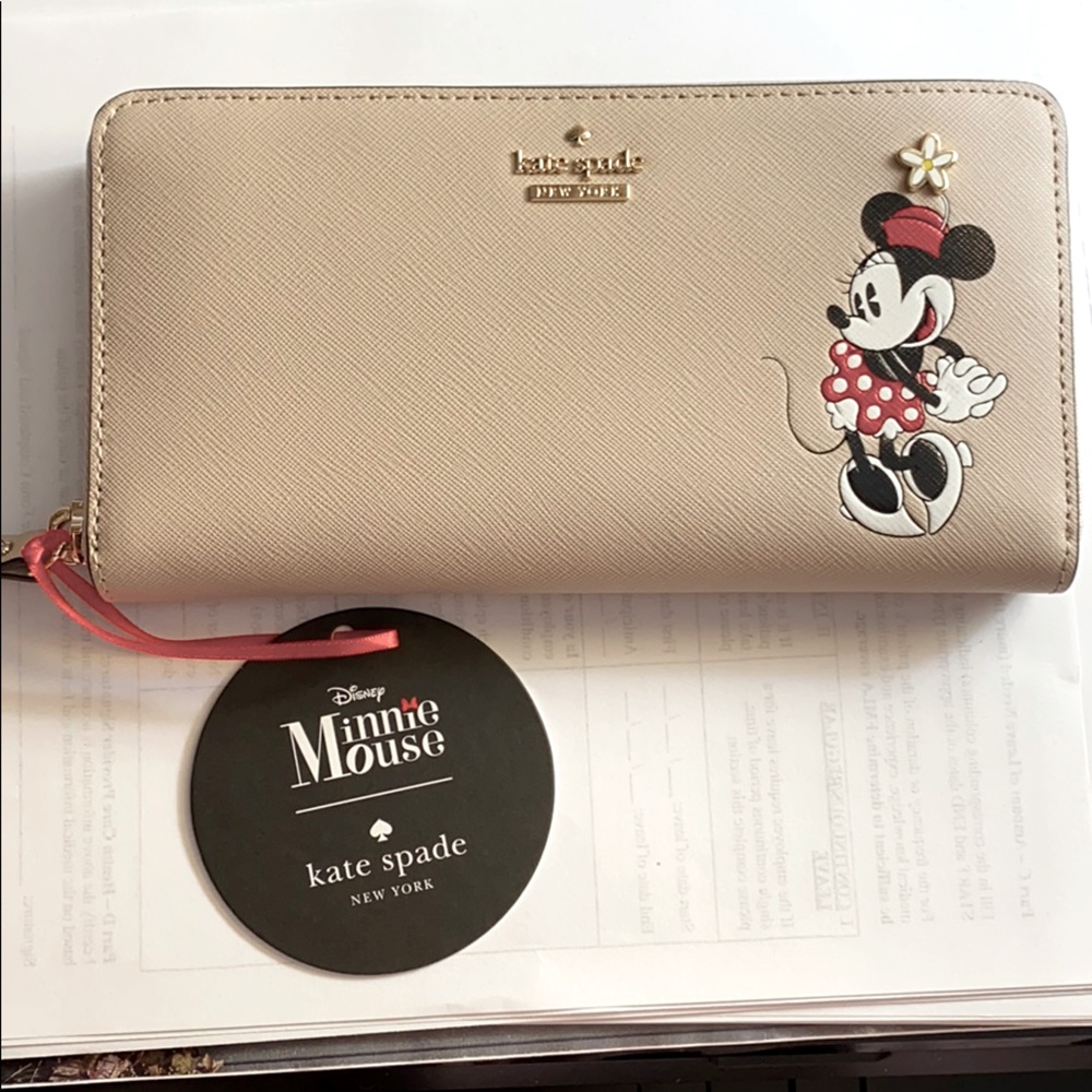 NWT Kate Spade Minnie Mouse wallet